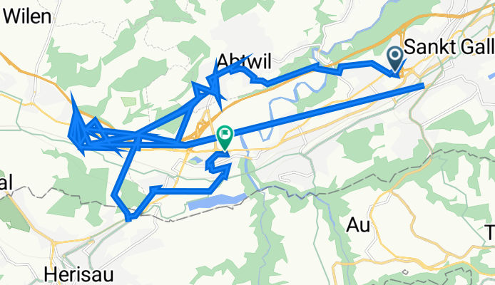 Kreuzbleicheweg 2, St. Gallen nach Sonnmattstrasse 29E, St. Gallen