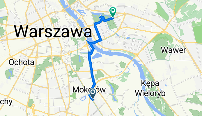 Jana III Sobieskiego 74/78, Warszawa do al Jerzego Waszyngtona 37, Warszawa