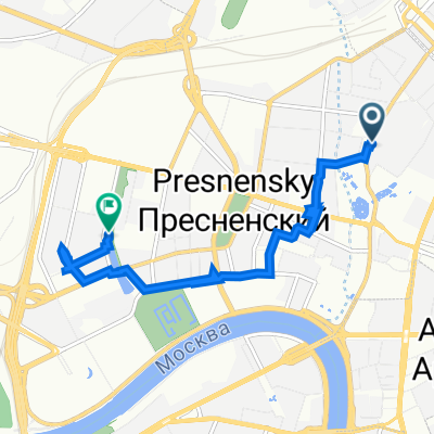 Большая Грузинская улица, 30, Москва до Район Пресненский, Москва