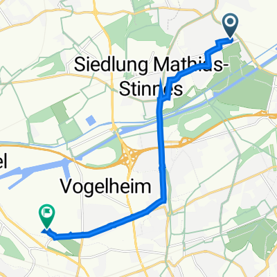 Althoffstraße 2–4, Gelsenkirchen nach Aluminiumallee 1, Essen