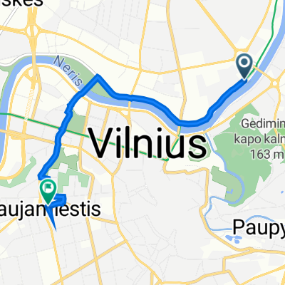 Olimpiečių g., Vilnius to J. Basanavičiaus g. 30, Vilnius