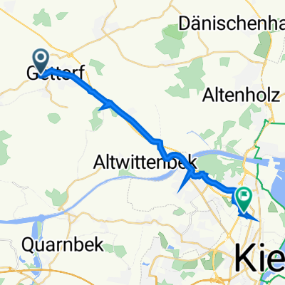 Hasselrott 38, Gettorf nach Neufeldtstraße 10, Kiel