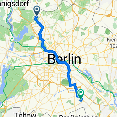 Schulzendorfer Straße 42, Berlin nach Kormoranweg 47, Berlin