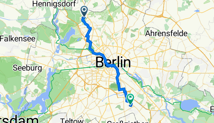 Schulzendorfer Straße 42, Berlin nach Kormoranweg 47, Berlin