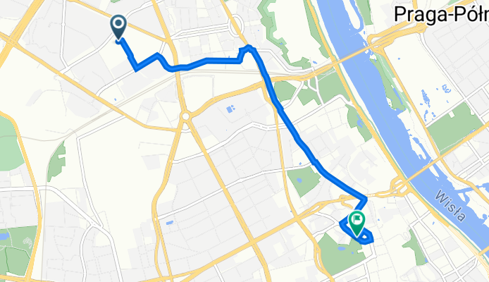 Zygmunta Krasińskiego 41B, Warsaw to Śródmieście, Warsaw