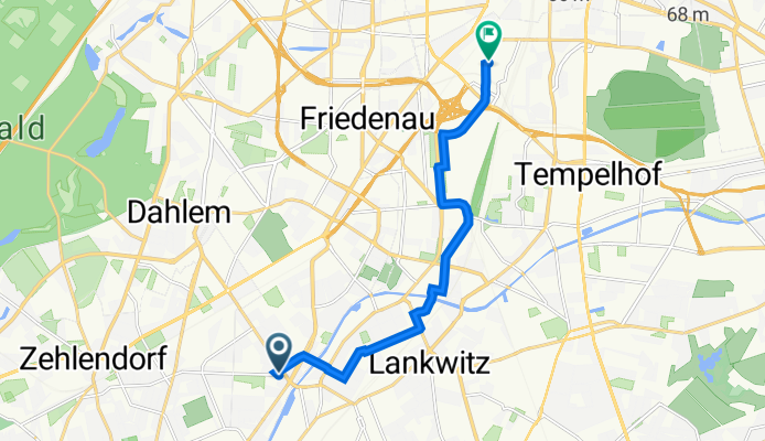 Karwendelstraße 51, Berlin nach Leuthener Straße 14, Berlin
