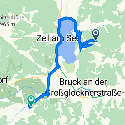 Erlberg 85, Zell am See nach Falkenstraße 1, Kaprun