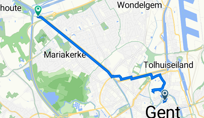 De Edward Anseeleplein 19, Gent a Trekweg 71, Lievegem
