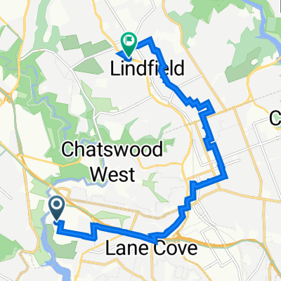 Apollo Place 2, Lane Cove West to Linfield Uniting Church, Pacific Hwy, Lindfield