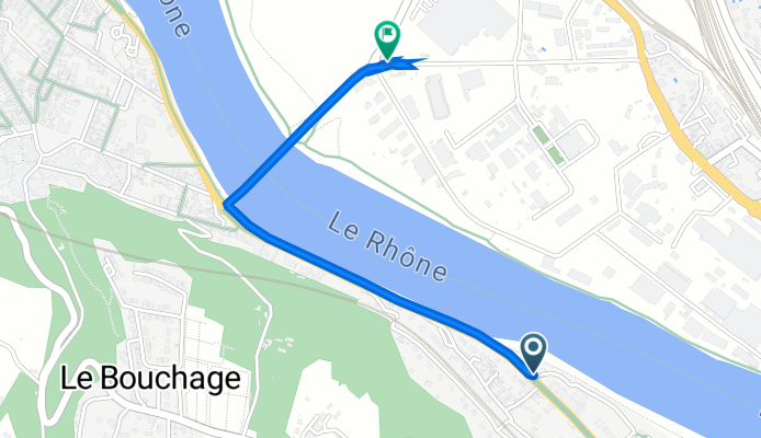 2 Allée Nelson Mandela, Givors à 196 Route de Givors, Chasse-sur-Rhône
