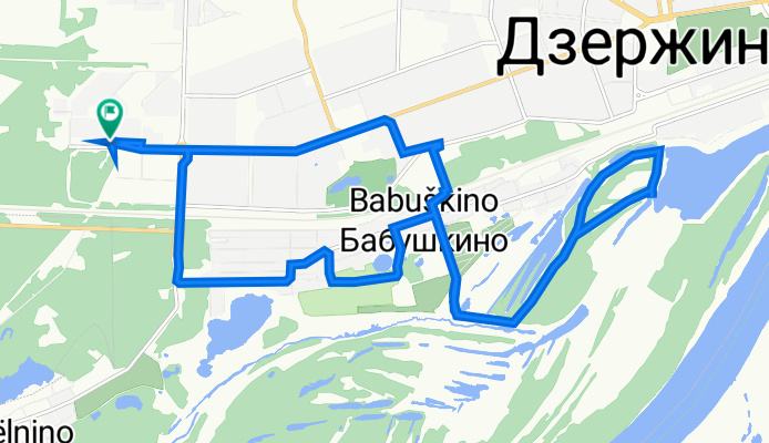 проспект Циолковского, 98В к1, Дзержинск до проспект Циолковского, 98В к1, Дзержинск