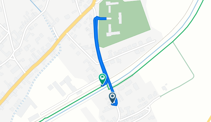 Wienerstraße 4, Wilfersdorf nach Lagerhausstraße 1, Wilfersdorf