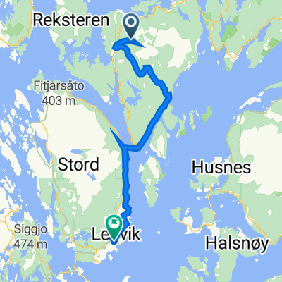 Dalsvegen 180, Uggdal to Kjøtteinsvegen 66, Stord