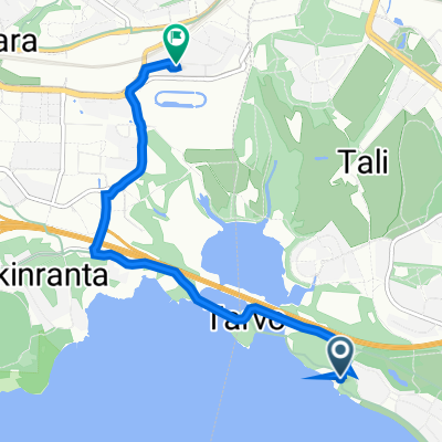 Munkkiniemen puistotie 44, Helsinki to Vermonrinne 24, Espoo