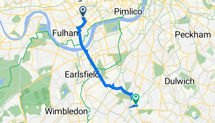80 Finborough Road, London to 350 Streatham High Road, London