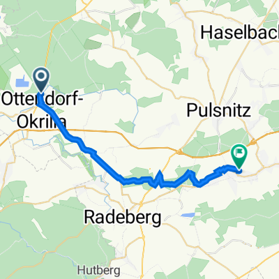 Königsbrücker Straße 40, Ottendorf-Okrilla nach Breitscheidstraße 11, Großröhrsdorf