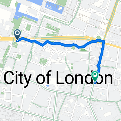 3 Shelley House, Noble St, London to 8-10 Moorgate, London