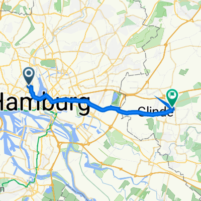 Rutschbahn 21, Hamburg nach Op den Stüben 24B, Reinbek
