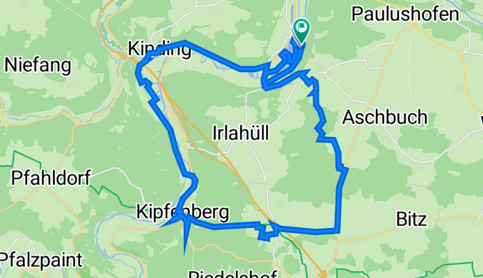 Altmühlweg 11, Kinding nach Altmühlweg 1, Kinding