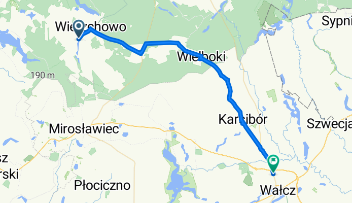 Żabinek, Wierzchowo do Kołobrzeska 33, Wałcz