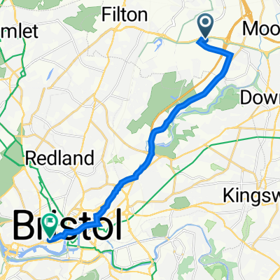 Filton Road, Южный Глостершир до St Georges Court, St George's Road, Bristol