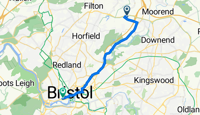 Filton Road, Южный Глостершир до St Georges Court, St George's Road, Bristol
