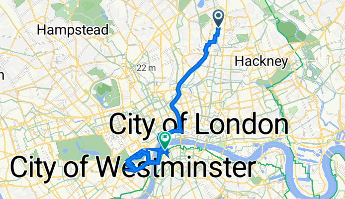 Nevill Road 77 to Royal Festival Hall (Stop Q)