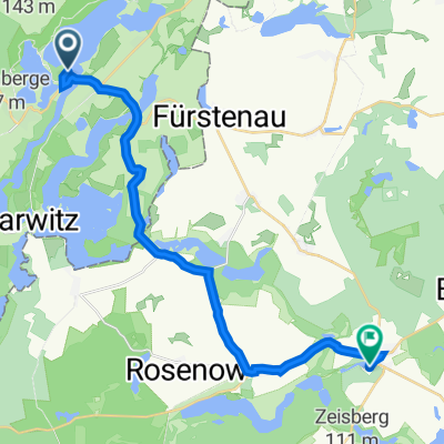 Hof Eichholz 7, Feldberger Seenlandschaft nach Templiner Straße 13, Boitzenburger Land