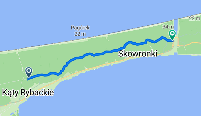 Piaskowa 51, Kąty Rybackie do Kąty Rybackie