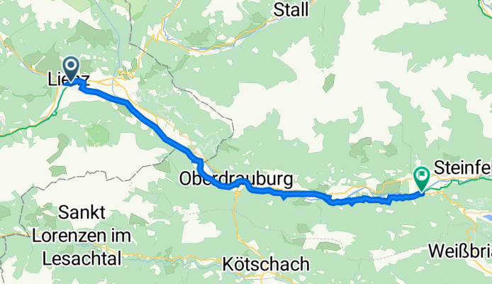 Bahnhofsplatz 1, Lienz nach Bruggen 8, Greifenburg