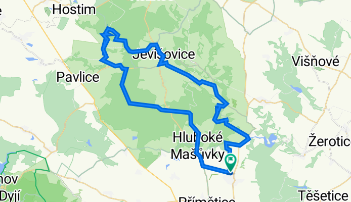 Středně náročná trasa