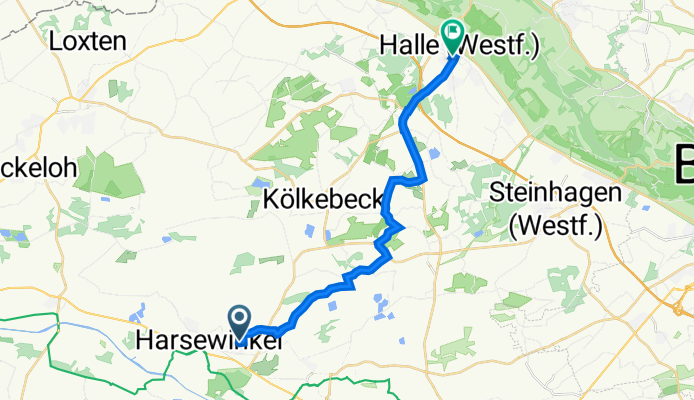 Leipziger Straße 37, Harsewinkel nach Halle (Westfalen), Halle (Westfalen)