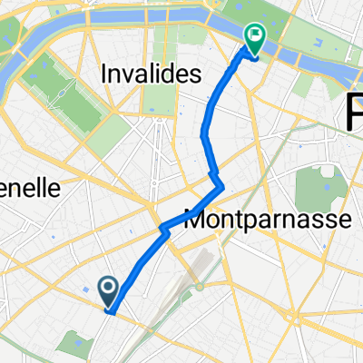 17 Rue de Vouillé, Paris à 60 bis Rue de Lille, Paris