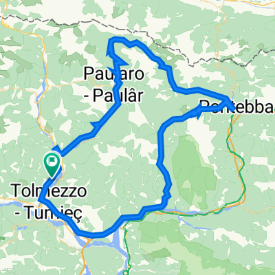 TE Tolmezzo Paularo Pontebba loop