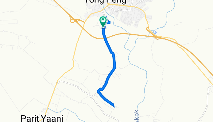 Jalan Kampung Parit Awang, Yong Peng to Jalan Kampung Parit Awang, Yong Peng
