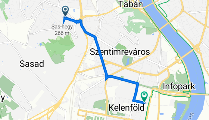 Fürj utca 15C., Budapest to Hauszmann Alajos utca 6., Budapest