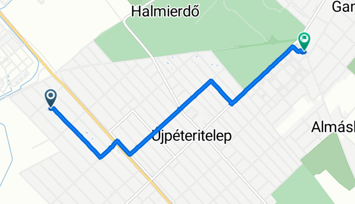 Bercsényi Miklós utca 21B., Budapest to Alacskai út 3., Budapest