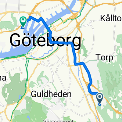 Skummjölksgatan 12, Göteborg to Lindholmsallén 2, Göteborg