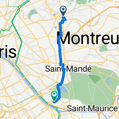 24 Rue des Bruyères, Les Lilas à 4 Rue du Président Kennedy, Charenton-le-Pont