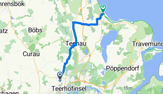 Mühlenstraße 33A, Bad Schwartau nach An der Waldkapelle 2A, Timmendorfer Strand