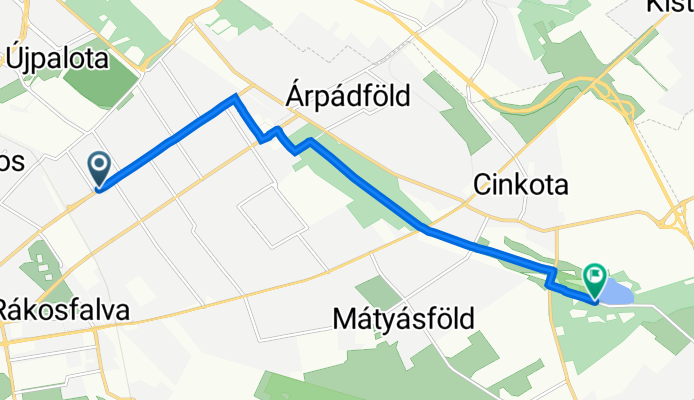 Csömöri utca 40., Budapest to Naplás utca, Budapest