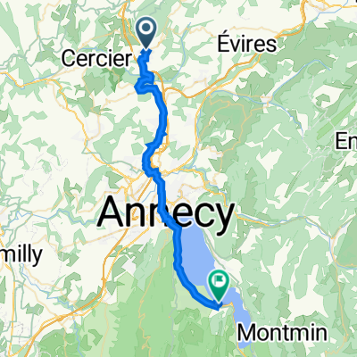 130 Rue des Remparts, Cruseilles to 410 Allée de la Plage, Duingt