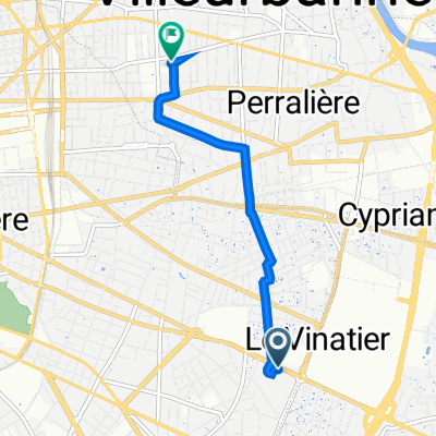 64 Avenue Rockefeller, Lyon à 78 Rue Hippolyte Kahn, Villeurbanne