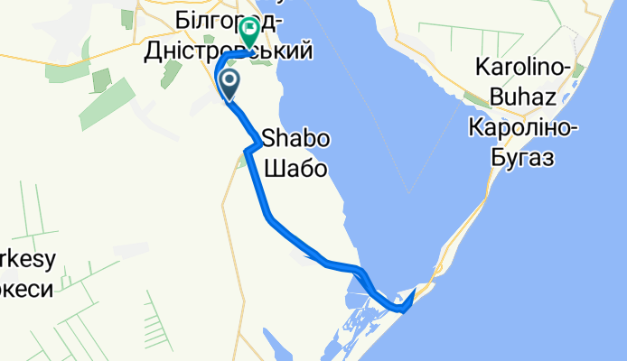 Н-33, Шабовская до Южная улица, 14, Белгород-Днестровский