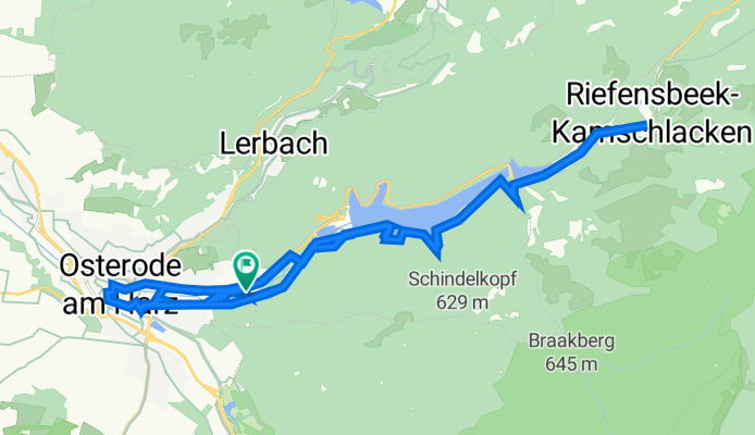 Scheerenberger Straße 100, Osterode am Harz nach Scheerenberger Straße 100, Osterode am Harz