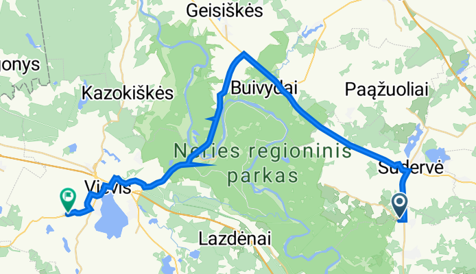 Rastinėnų g., Leičiai to Semeliškių g., Lapiakalnis