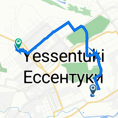 От Воронцовская улица 07, Ессентуки до улица Маркова 65, Ессентуки