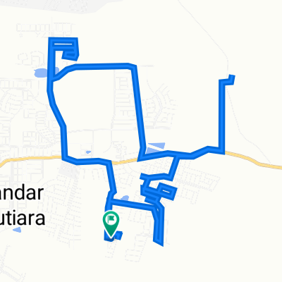 Lorong Kelisa Ria 6/19A 1133, Sungai Petani to Lorong Kelisa Ria 6/19A 1133, Sungai Petani