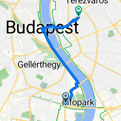 Neumann János utca, Budapest to Paulay Ede utca 48., Budapest