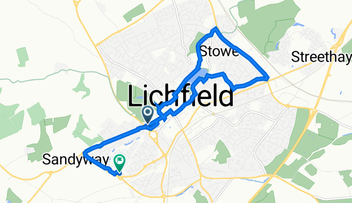 2–4 Walsall Road, Lichfield to 32 Wakelin Way, Lichfield